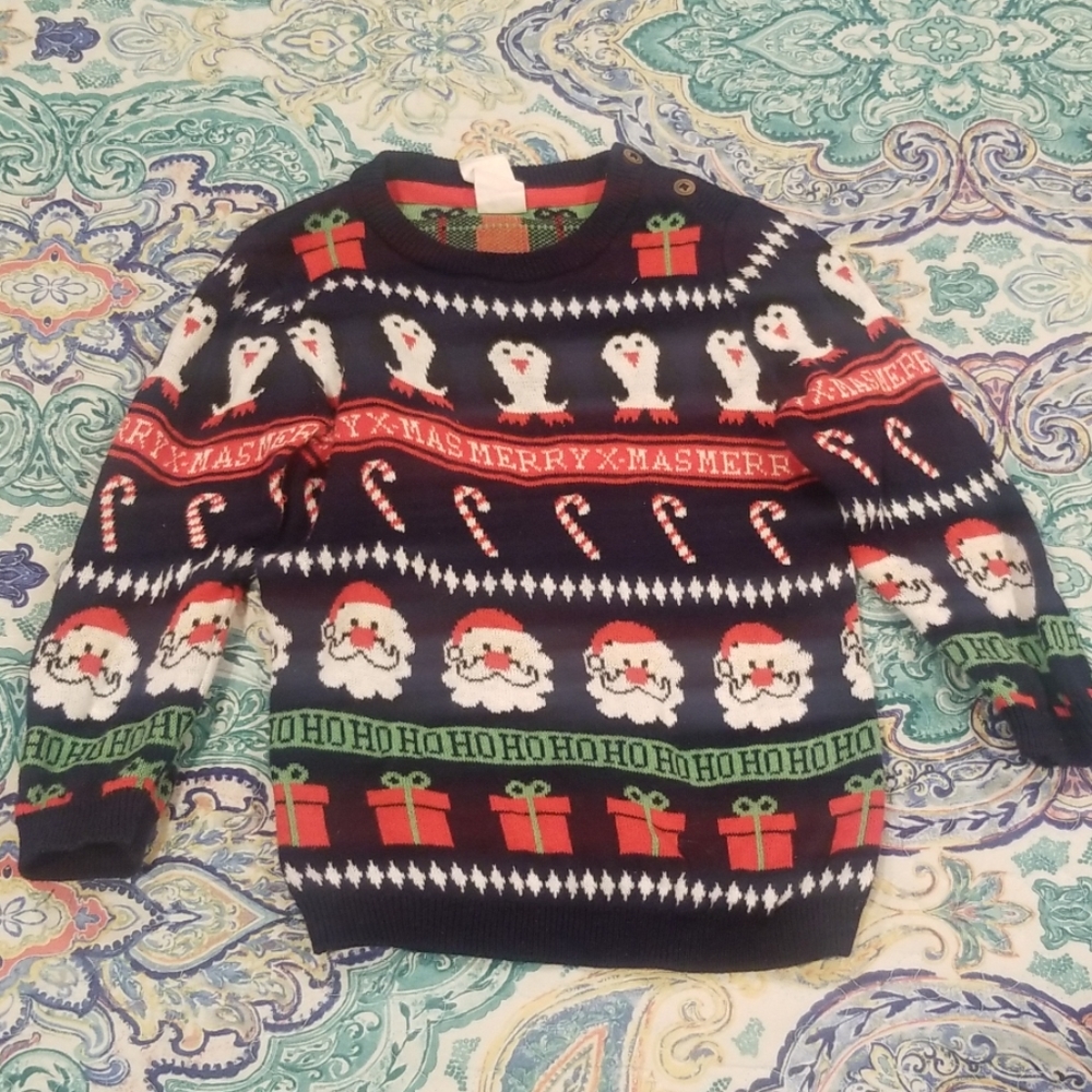 Baby boy Christmas sweater
